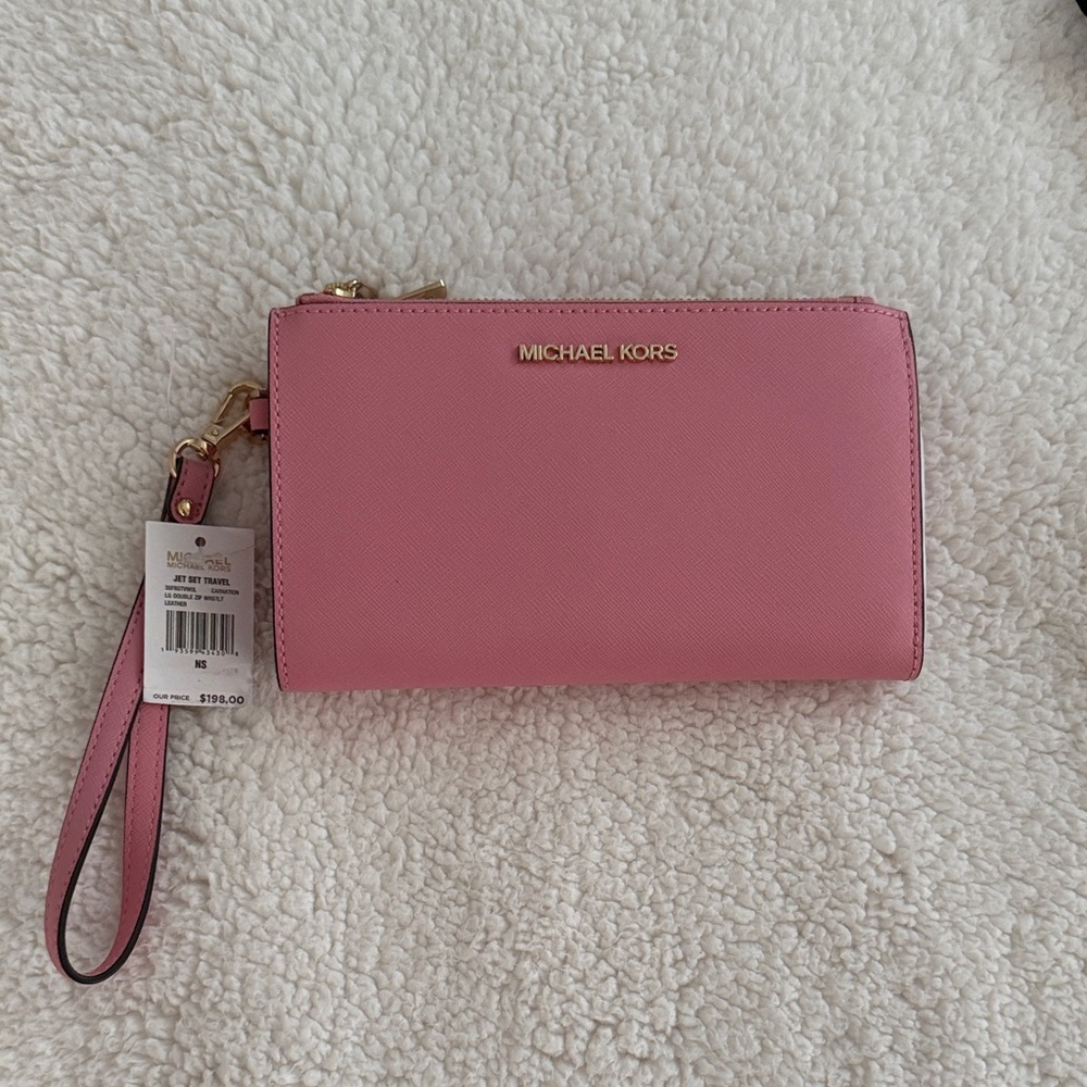 Michael Kors Pink Wristlet